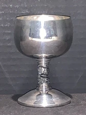 Visiuc Silver Plated Goblet - Twisted Stem - Made in Spain - Multiples Available