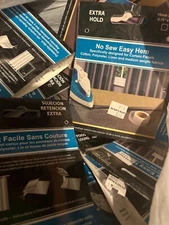 50 packs No SEW EASY HEM  EXtra HOLD 6 MORE PANELS iron on hem tape 3/4” x 400”