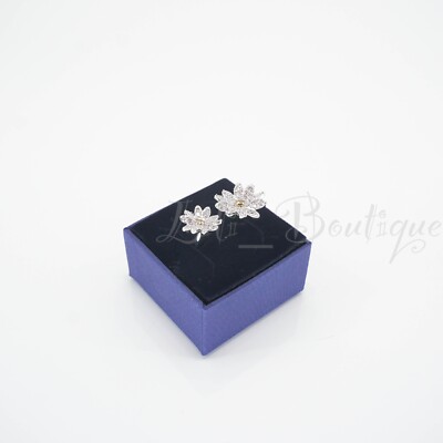 NIB Swarovski 5534941 Eternal Flower Open Ring Metal Crystal