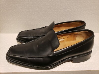 Cheaney UK 7.5 US 8.5 / 9 Mens Formal ''Alexander'' Loafer Black Calf Leather