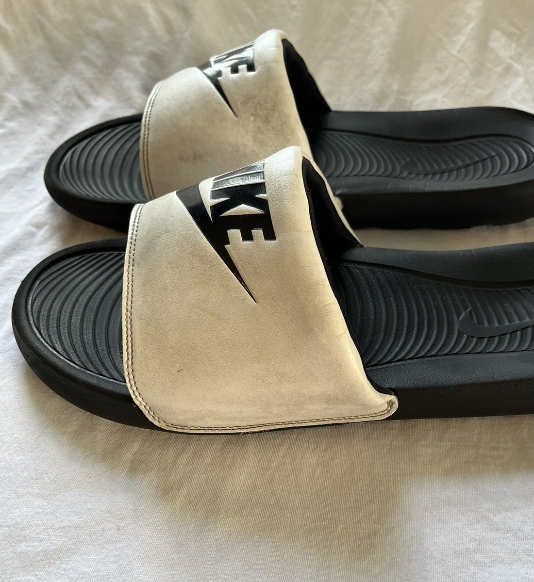 Men's Nike Victori One Slide Black/Black-White (CN9675 005) Used