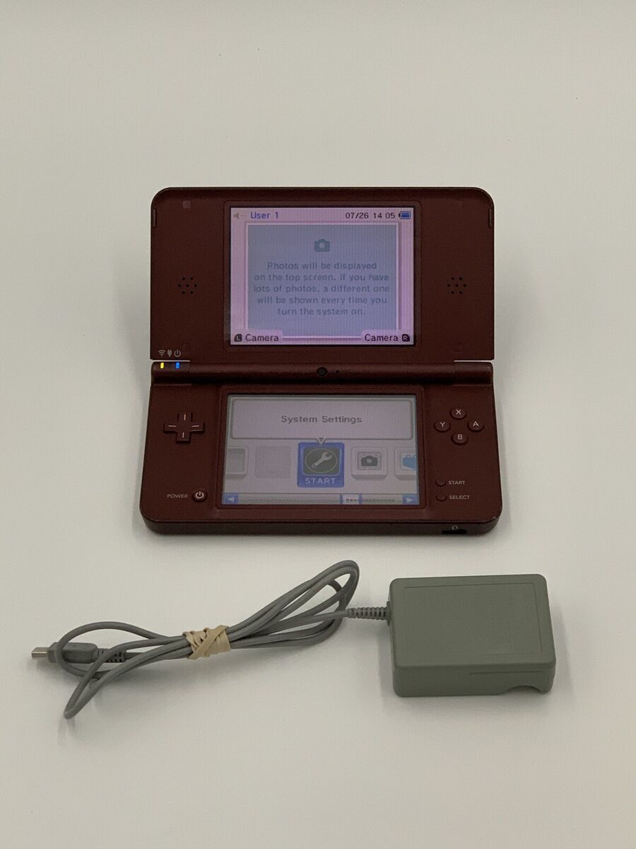 Nintendo DSi XL Burgandy Handheld System For Sale