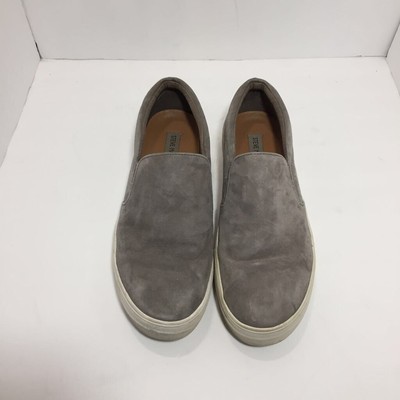 steve madden slip ons gray