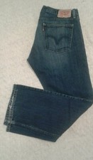 MENS LEVIS Levi 514 SIZE 36 x 32 SLIM STRAIGHT LEG Actual 36 x 31 Dark Wash