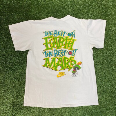 Michael Jordan Space Jam Bugs Bunny Vintage Nike Tee T Shirt Size