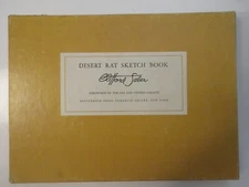 Desert Rat Sketch Book by Clifford Saber / 1st Edition 1959 with original box