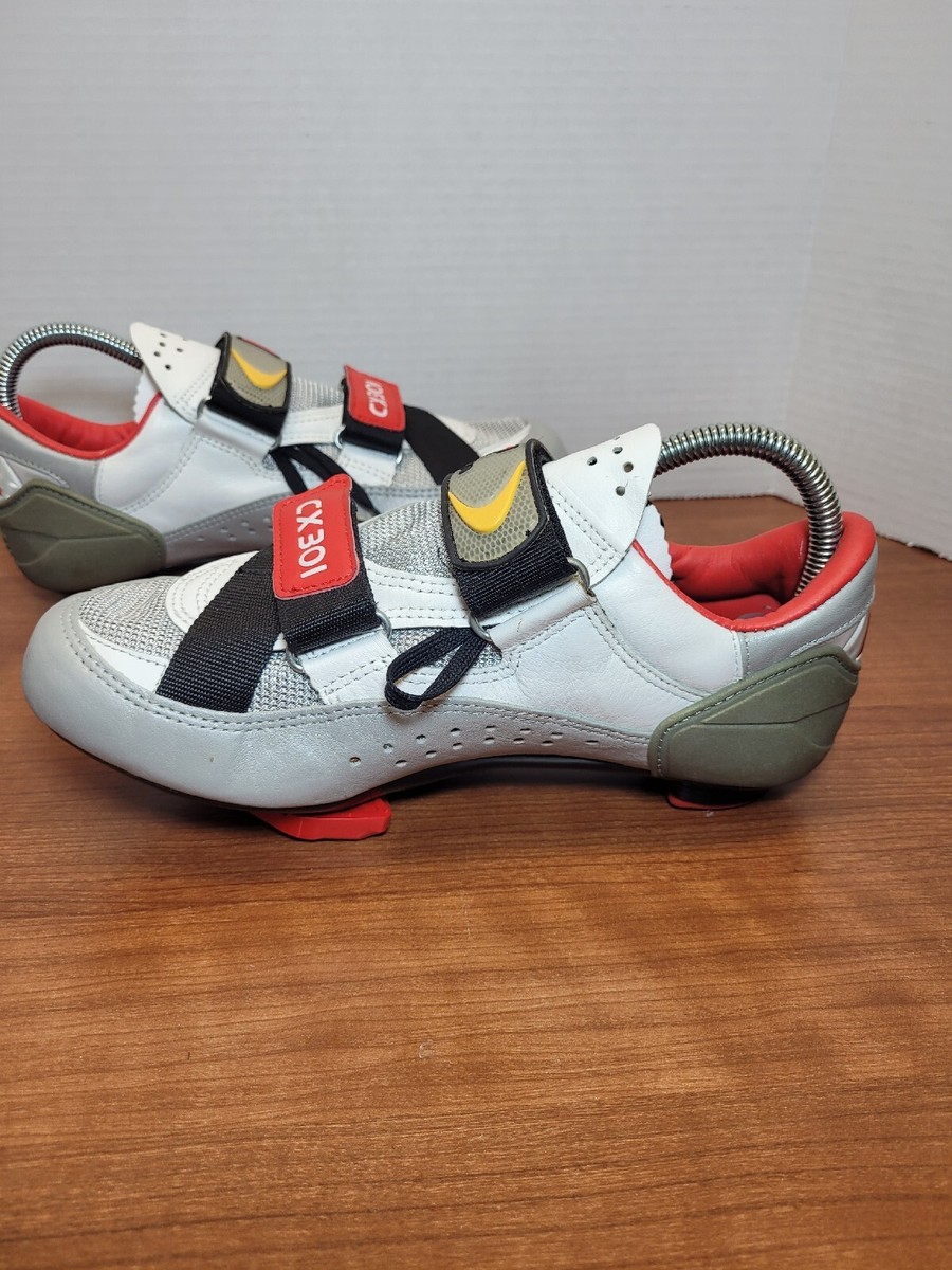 Lake CX301 Cycling Shoes Grey Red White Yellow - 40 - 6.5 US