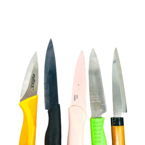 10 Pcs Zyliss and Assorted Knife Set Multicolor With Blade Guards - 第 4/7 張圖片