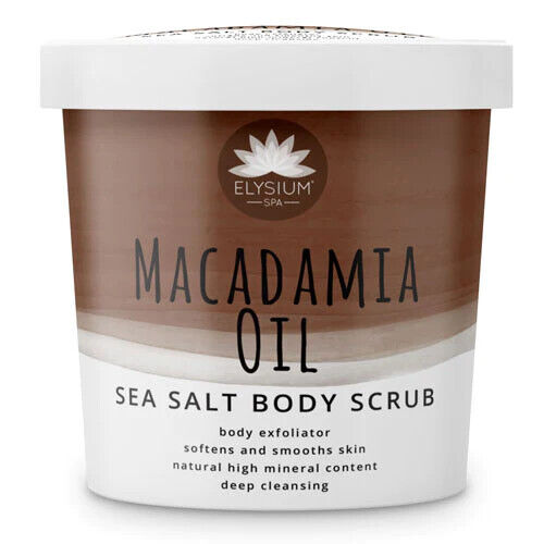 Elysium Spa Macadamia Oil Sea Salt Body Scrub - Picture 1 of 1