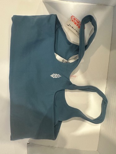 Free People Movement Never Better Square Neck Sports Bra SZ XS Color Misty Blue - Picture 5 of 5