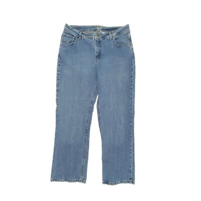 Riders by Lee Bootcut Women's size 16P Medium Wash Blue Denim jeans
