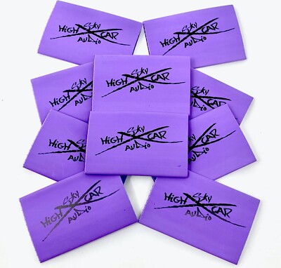 (10) 2/0 or 1/0 Gauge PURPLE 1.5'' x 2'' Heat Shrink Tube 4 Ring Terminals Tubing