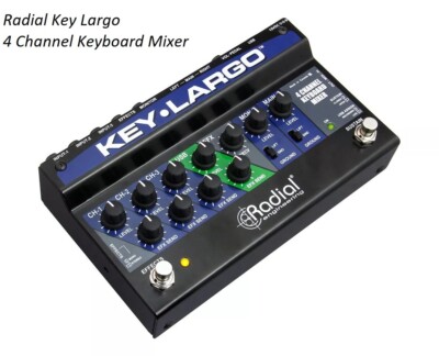 Radial Key-Largo Keyboard Mixer w/FX +Balanced Direct Box DI Output Key Largo