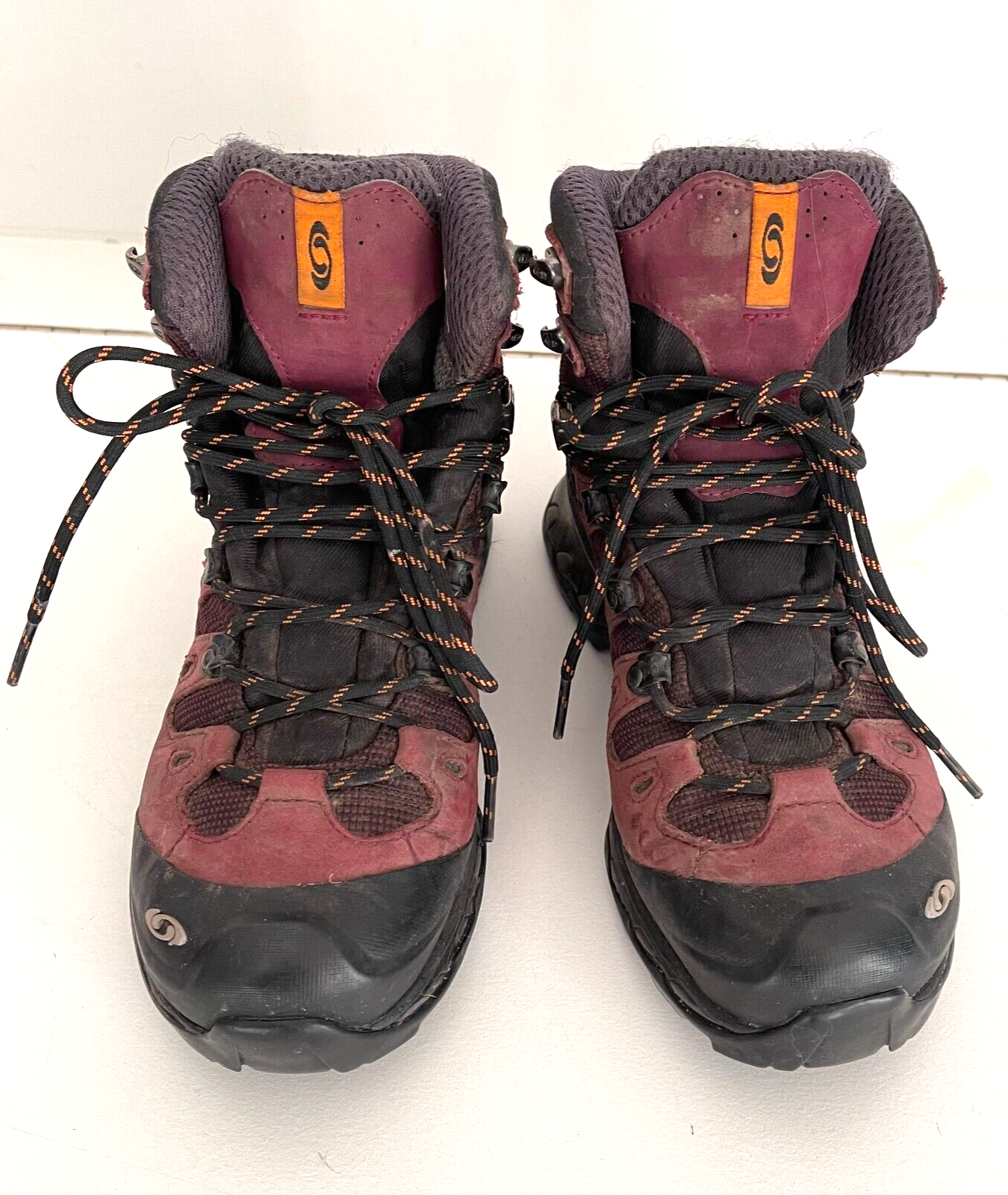 Stivali da trekking Salomon da donna 4D con telaio rosso nero Gore Tek contagrip taglia 6 5