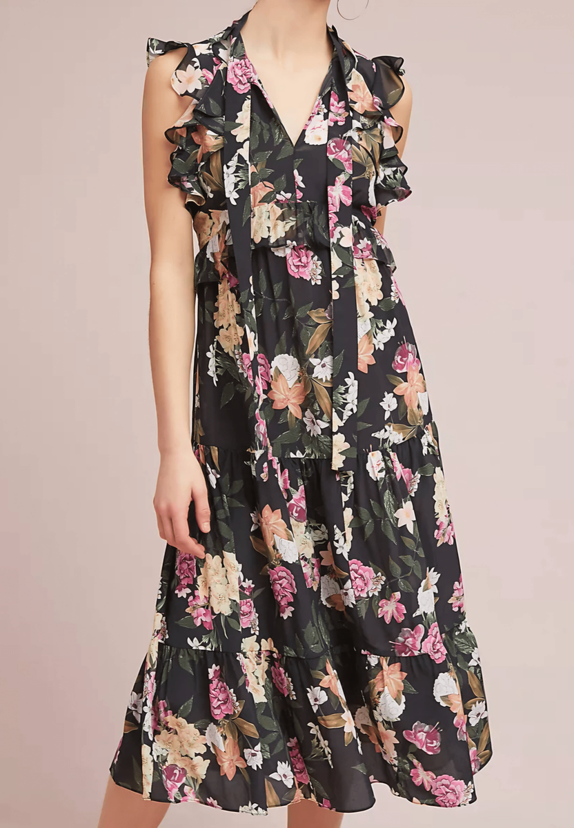midi dress pictures Espinela Dress in Cream