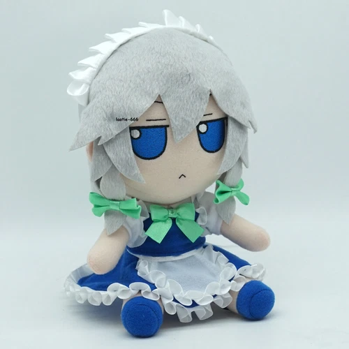 TouHou Project Daily Izayoi Sakuya Plush Doll Fumo Fumo 20CM Anime Stuffed Toy - Bild 3 von 6