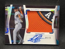 2022 National Treasures Jose Siri Rookie Auto Autograph RC 04/25 Astros Patch