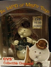 SAM THE SNOWMAN Ornament Rudolph Island of Misfit Toys CVS  Rare Enesco
