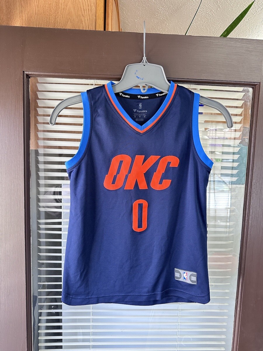 Authentic Russell Westbrook #0 OKC Thunder 2017 Alternate KIDS
