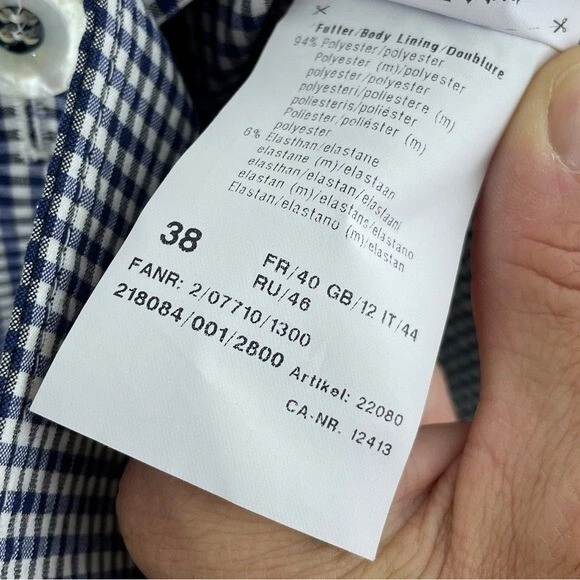 Balser Mujer Talla 38 Chaqueta Blazer Ligera 0749 Foto 4 de 4