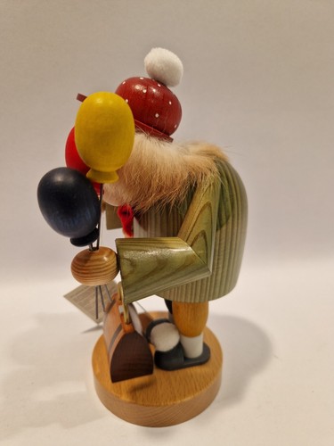 D2-BD KWO ERZGEBIRGE VOLKSKUNST RÄUCHERMÄNNCHEN RÄUCHERMANN CLOWN RÄUCHERFIGUR - Bild 4 von 7
