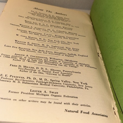 NATURAL FOOD AND FARMING DIGEST 1957 Natural Food Associates - Picture 13 of 15