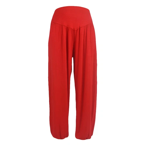 Women Elastic Loose Modal Cotton Soft Yoga Sports Dance Harem Pants Trousers - Picture 42 of 57