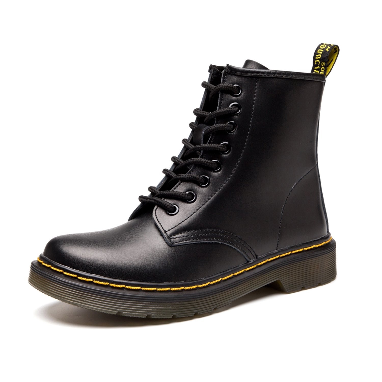 Resonda Women Fashion Leather Ankle Bootie Casual Lace up Short Combat Boots ... Resonda Women Fashion Leather Ankle Bootie Casual Lace up Short Combat Boots ...