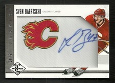 2012-13 Limited Phenoms SILVER #232 Sven Baertschi Patch Autograph #16/49