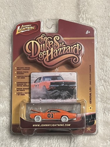 DUKES OF HAZZARD #2 GENERAL LEE 1969 DODGE CHARGER JOHNNY WHITE LIGHTNING CHASE