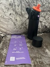 Air Up Water Bottle Black Steel 480ml, Used Once!