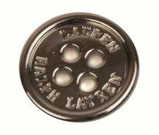 Ralph Lauren Lauren Flat Silver Metal Color Replacement Main Front button .80"
