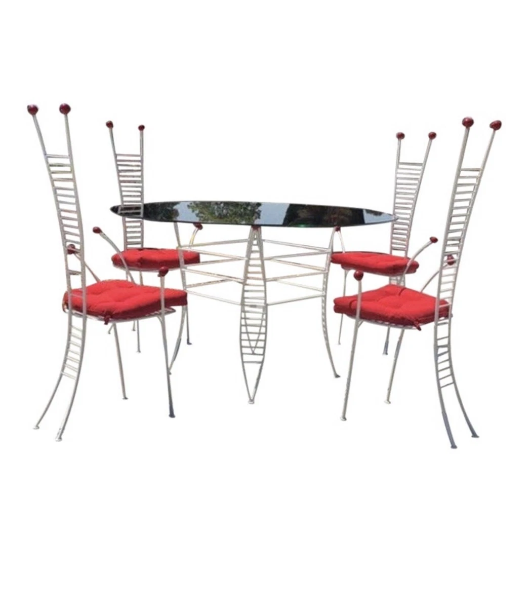 Rod iron dining table price sale