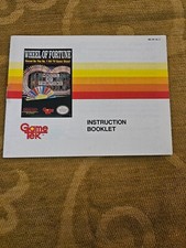 NES Manual Only - Nintendo Entertainment System - No Game - Wheel of Fortune