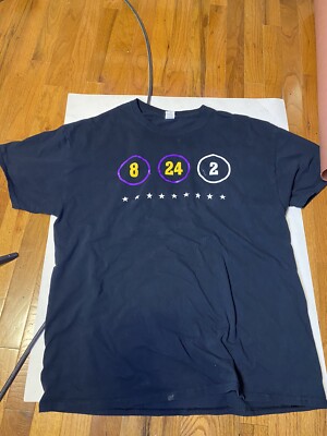 Kobe Bryant Gigi 24 Tribute XL Shirt Los Angeles Lakers NBA