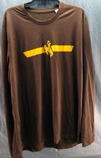 New Adidas University Of Wyoming Cowboys Long Sleeve Shirt Men's 3XL 