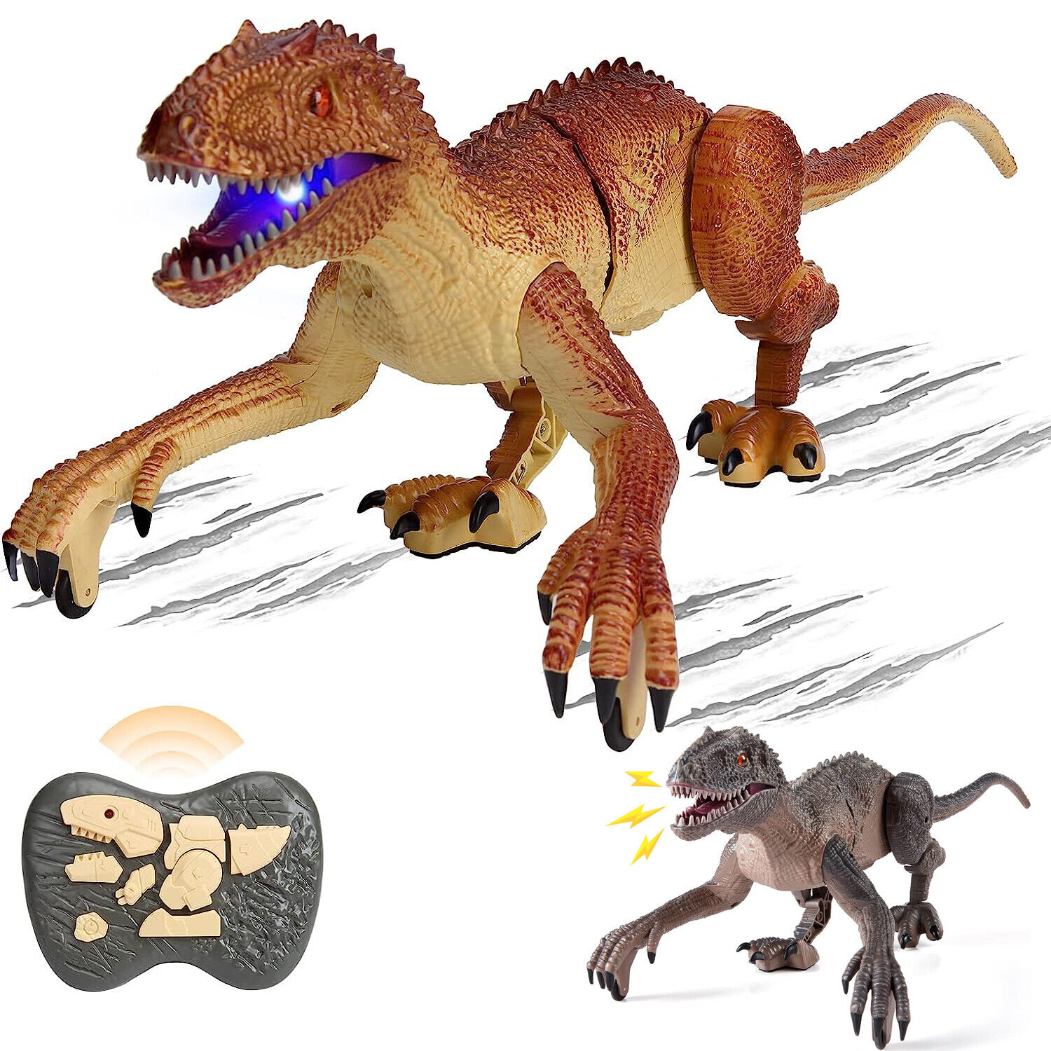 Remote Control Dinosaur Toys for Boys Walking Robot Dinosaur Toy Kids Gifts