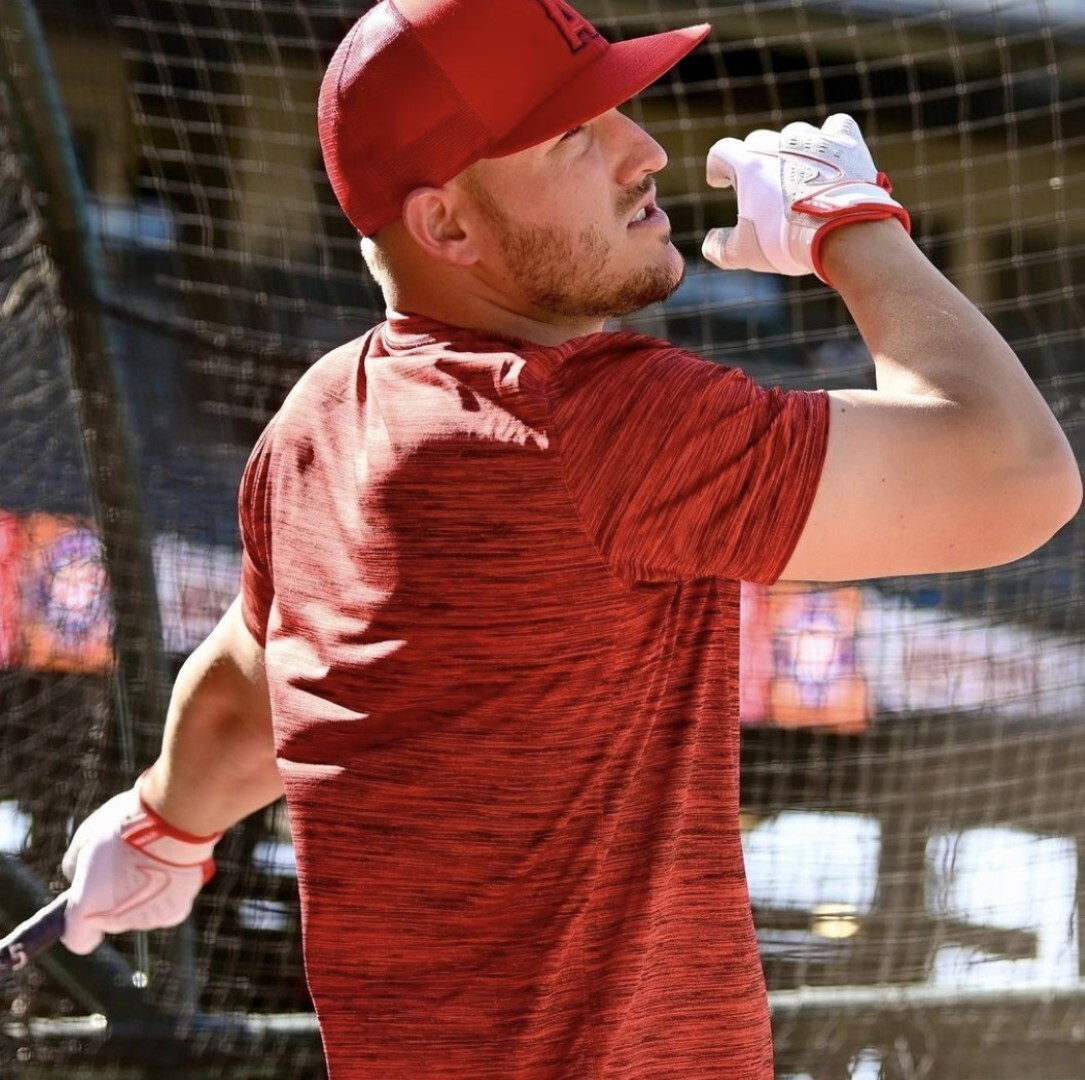 Nike Los Angeles LA Angels MLB Baseball Team Practice Training