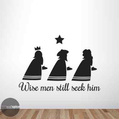 Wise Men Still Seek Him Vinyl Wall Decal Sticker