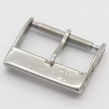 Frederique Constant Genuine Buckle Men's Watch Strap Band Parts Silver 16mm #1