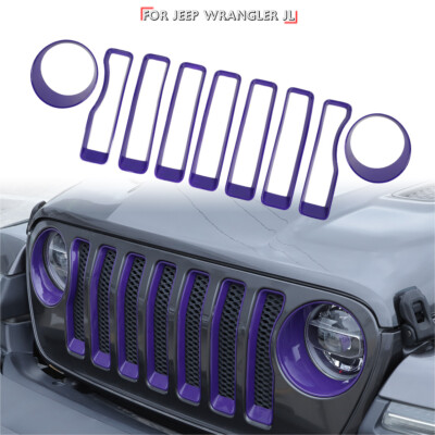 Grille Insert; Biohazard Glow Purple (07-18 Jeep Wrangler JK