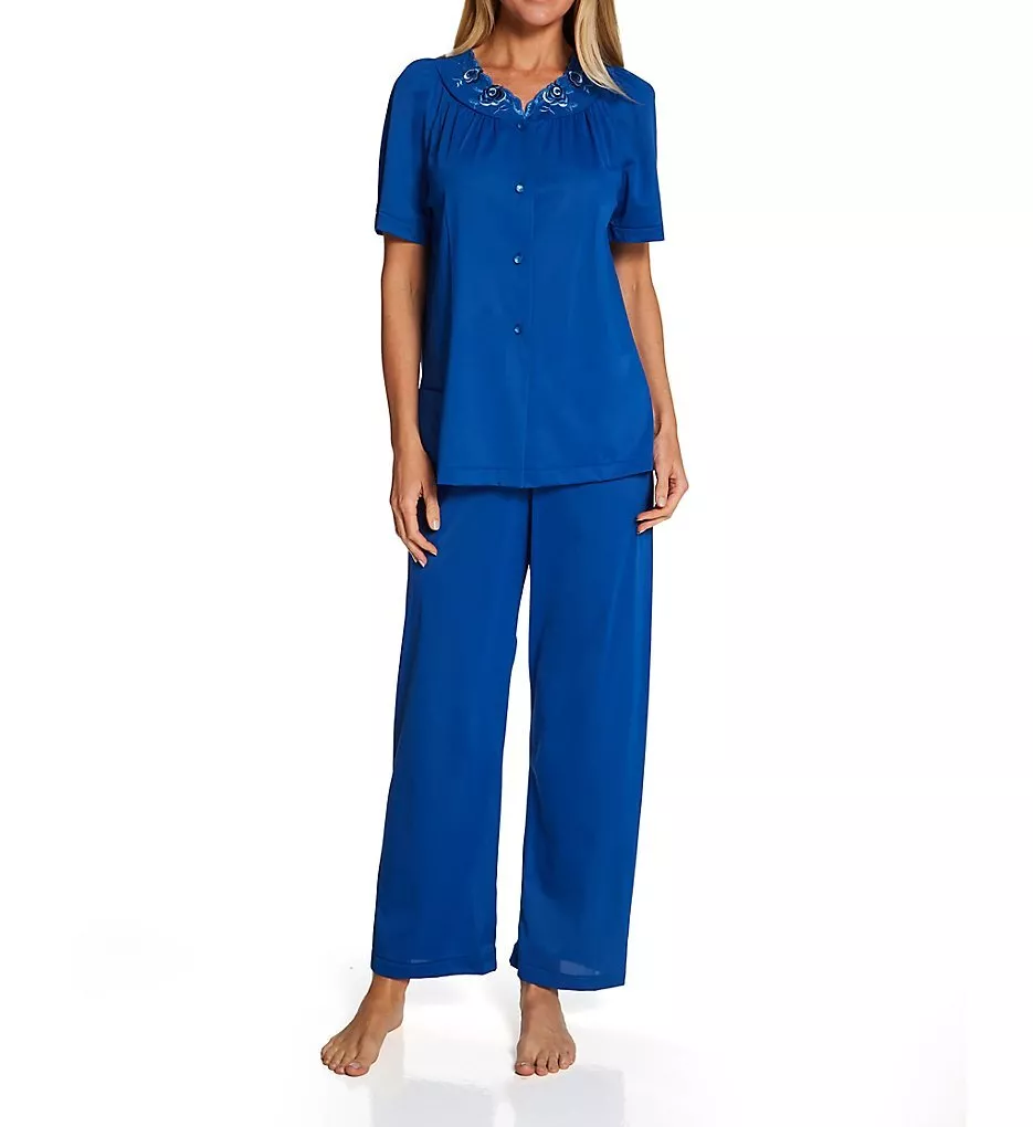 Shadowline Women s Petals Short Sleeve Pajama 76280 eBay