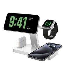 4in1 Magnetic Wireless Charger Dock Station For Apple Watch Air Pods iPhone 17e