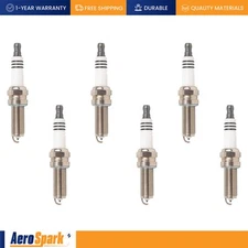 6 Platinum Spark Plugs for 10-19 Hyundai Azera Genesis Santa Fe 97390 LKR7BGPS