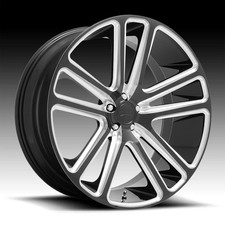 Dub S255 Flex Gloss Black Milled 24x10 6x5.5 30mm S25524007730 Dub S255 Flex Gloss Black Milled 24x10 6x5.5 30mm S25524007730