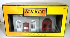 MTH LIGHTED PUBLIC WORKS BUILDING.  NEW IN BOX.  CHECK  6-PICTURES  LIONEL COMP