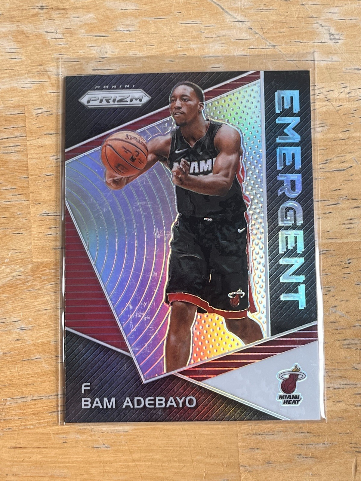 2017-18 Prizm Emergent Silver Bam Adebayo Rookie Miami Heat 83 Point NBA History