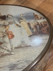 Antique Tin Gevalia Wedding Graniteware Look Green Rare Lithograph Holland Lg — photo 3