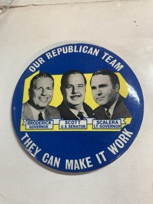 3.5  trigate Pin 1970 Pennsylvania Our republican team they can make it work