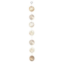 Muschel Kette natur ca. 50 cm Mobile Capiz Muschelkette Perlmutt Windspiel